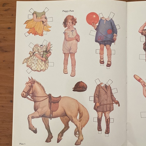 Vintage Little BusyBodies paper dolls Frances Tipton Hunter in color uncut 1988 - Picture 9 of 12